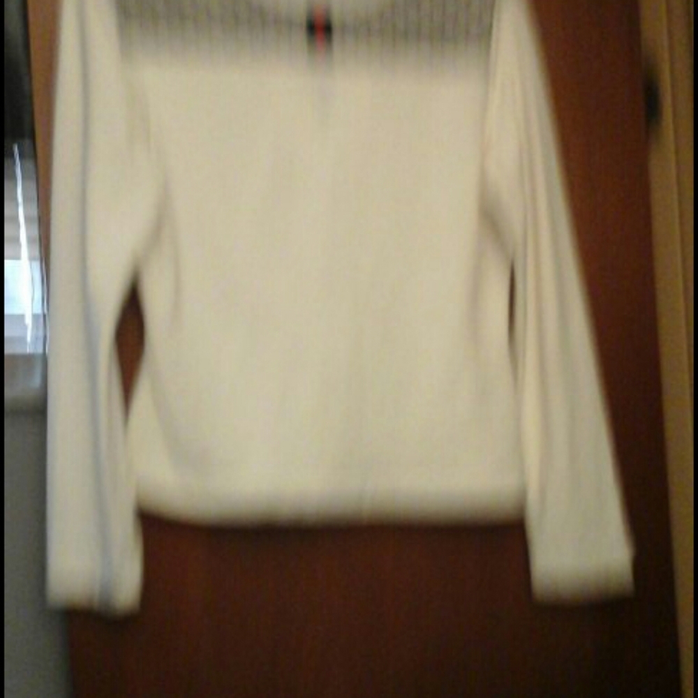 Cream pull over half zip - Picture 2 of 4